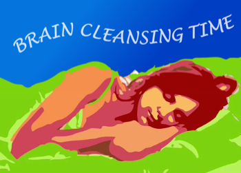 sleep and brain clean free image